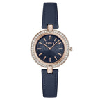 Furla Blue Leather Dress Watch