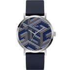 Guess Blue Synthetic Dress Watch