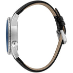 Just Cavalli Black Leather Dress Watch