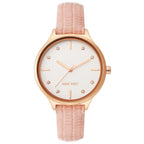Nine West Multicolor Leather Dress Watch
