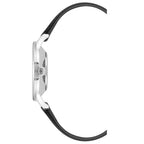 Nine West Black Leather Dress Watch