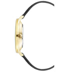 Nine West Black Leather Dress Watch