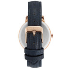 Nine West Blue Leather Dress Watch