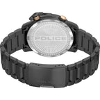 Police Black Stainless Steel Dress Watch