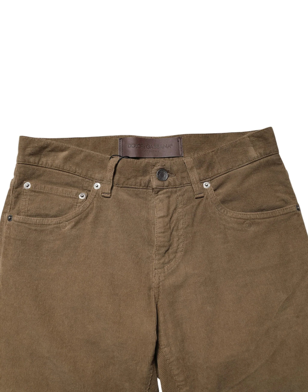 Dolce & Gabbana Brown Cotton Stretch Skinny Men Denim Jeans - Zeiniez