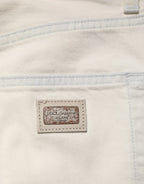 Dolce & Gabbana White Cotton Skinny Denim Trouser Men Jeans - Zeiniez