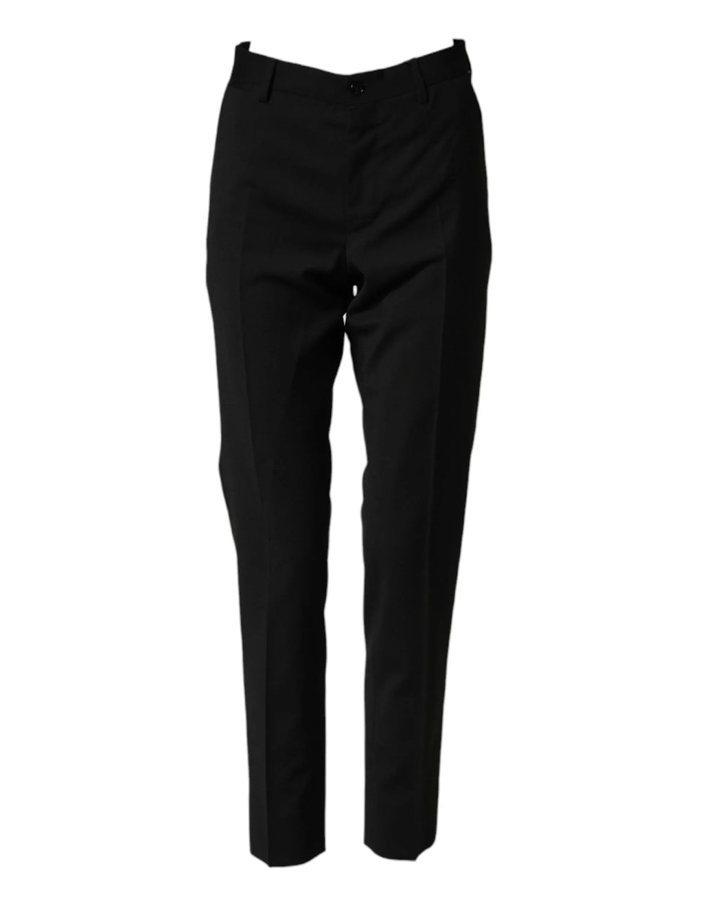 Dolce & Gabbana Black Wool Formal Dress Men Trouser Pants - Zeiniez