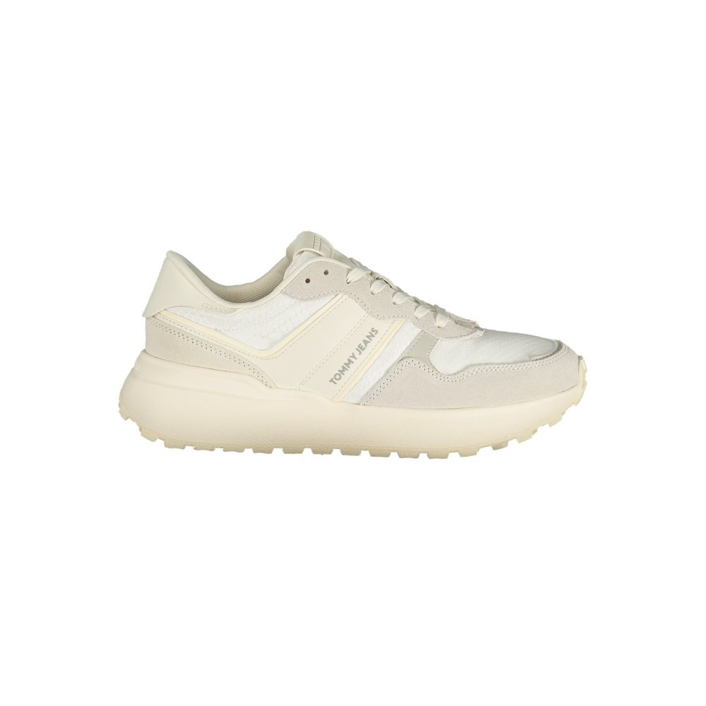 Tommy Hilfiger White Polyurethane Women Sneaker - Zeiniez