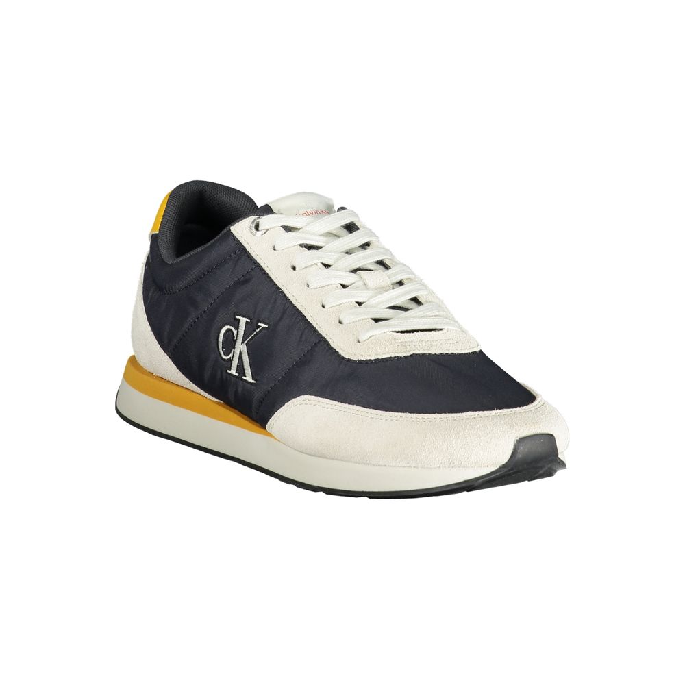 Calvin Klein Blue Recycled Polyester Men Sneaker Calvin Klein