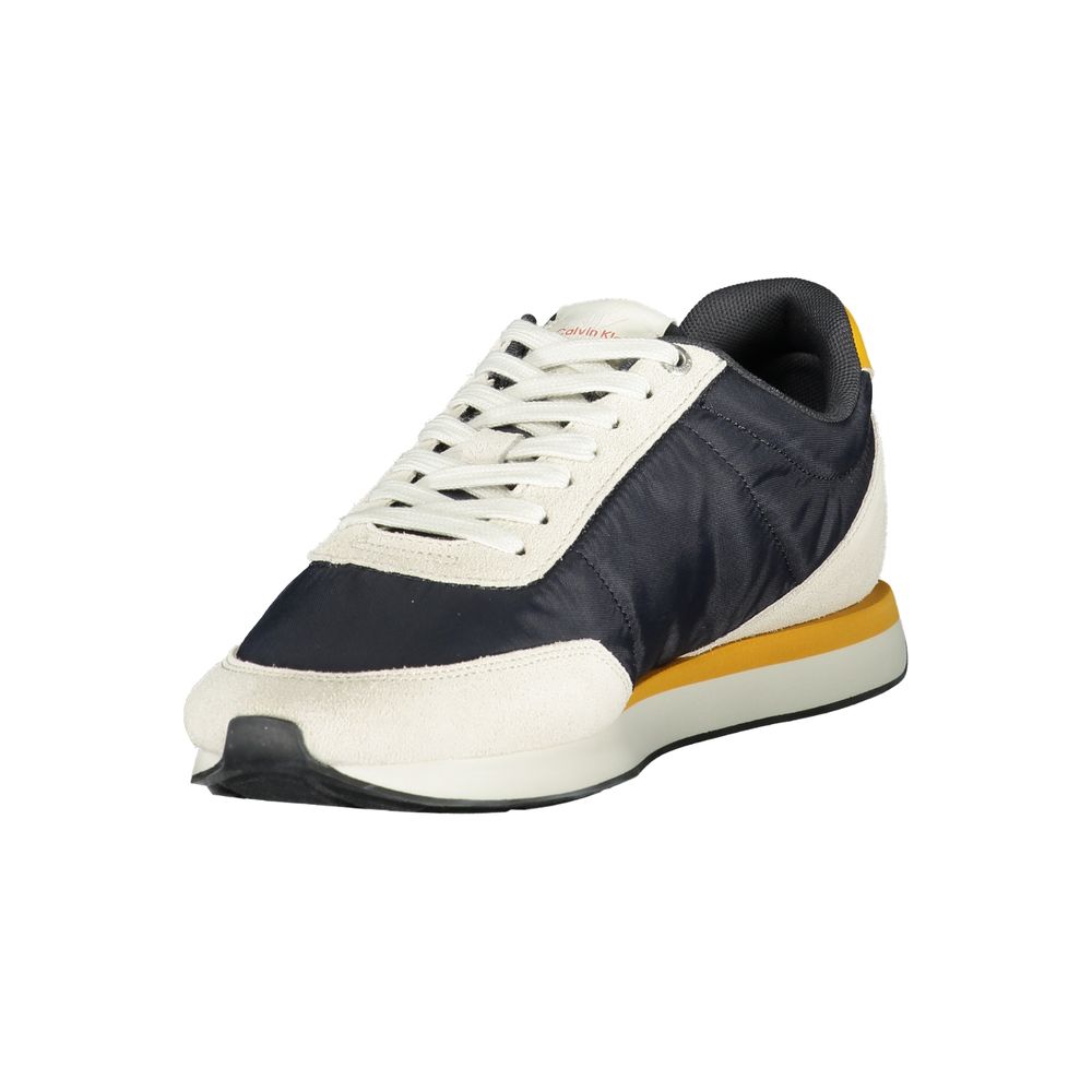 Calvin Klein Blue Recycled Polyester Men Sneaker Calvin Klein