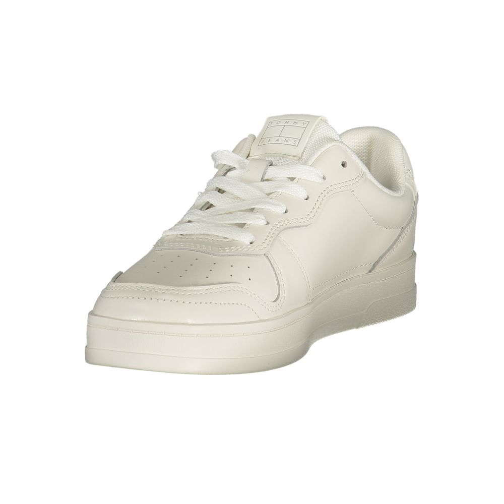 Tommy Hilfiger Bianco Poliuretano Women Sneaker Tommy Hilfiger