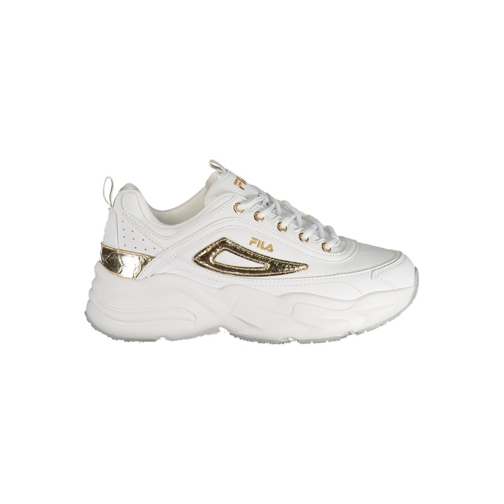 Fila White Polyester Women Sneaker - Zeiniez