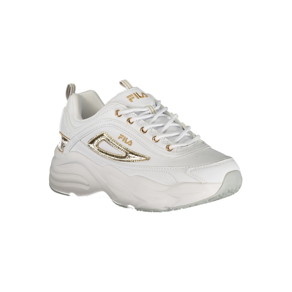 Fila White Polyester Women Sneaker - Zeiniez