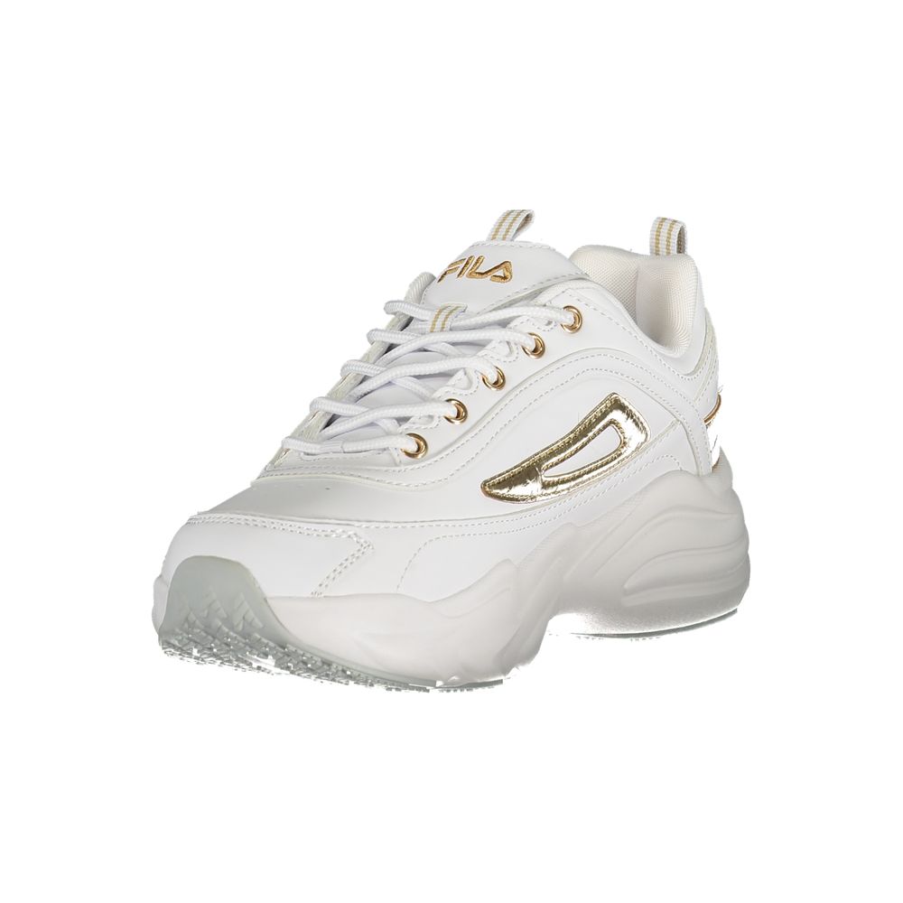 Fila White Polyester Women Sneaker - Zeiniez