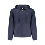 Calvin Klein "Blu Cotton Men's Hooded Sweatshirt" - Zeiniez