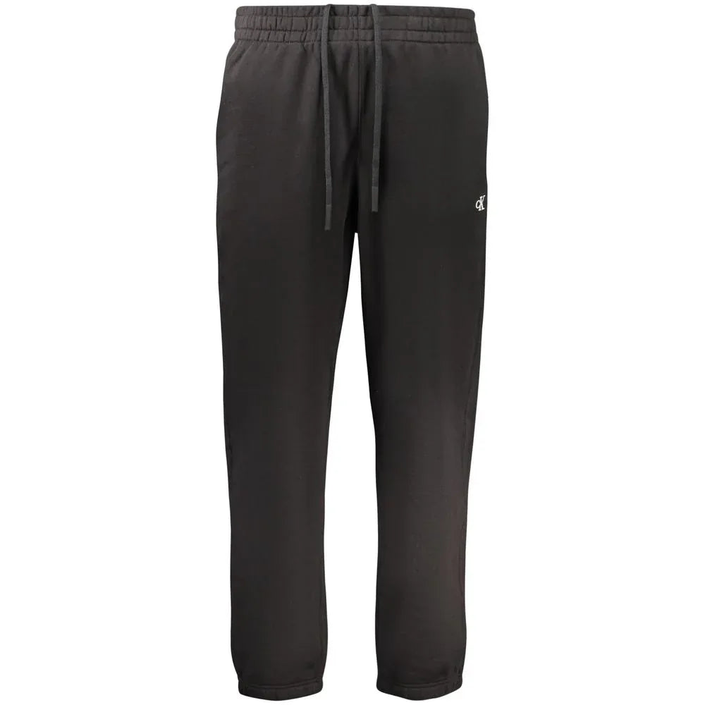 Calvin Klein Black Cotton Men's Track Pant