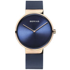BERING Blue Stainless Steel Dress Watch