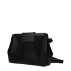 Max Mara Black Leather Crossbody Bag