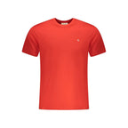 Calvin Klein Rosso Cotton Mens T-Shirt - Zeiniez