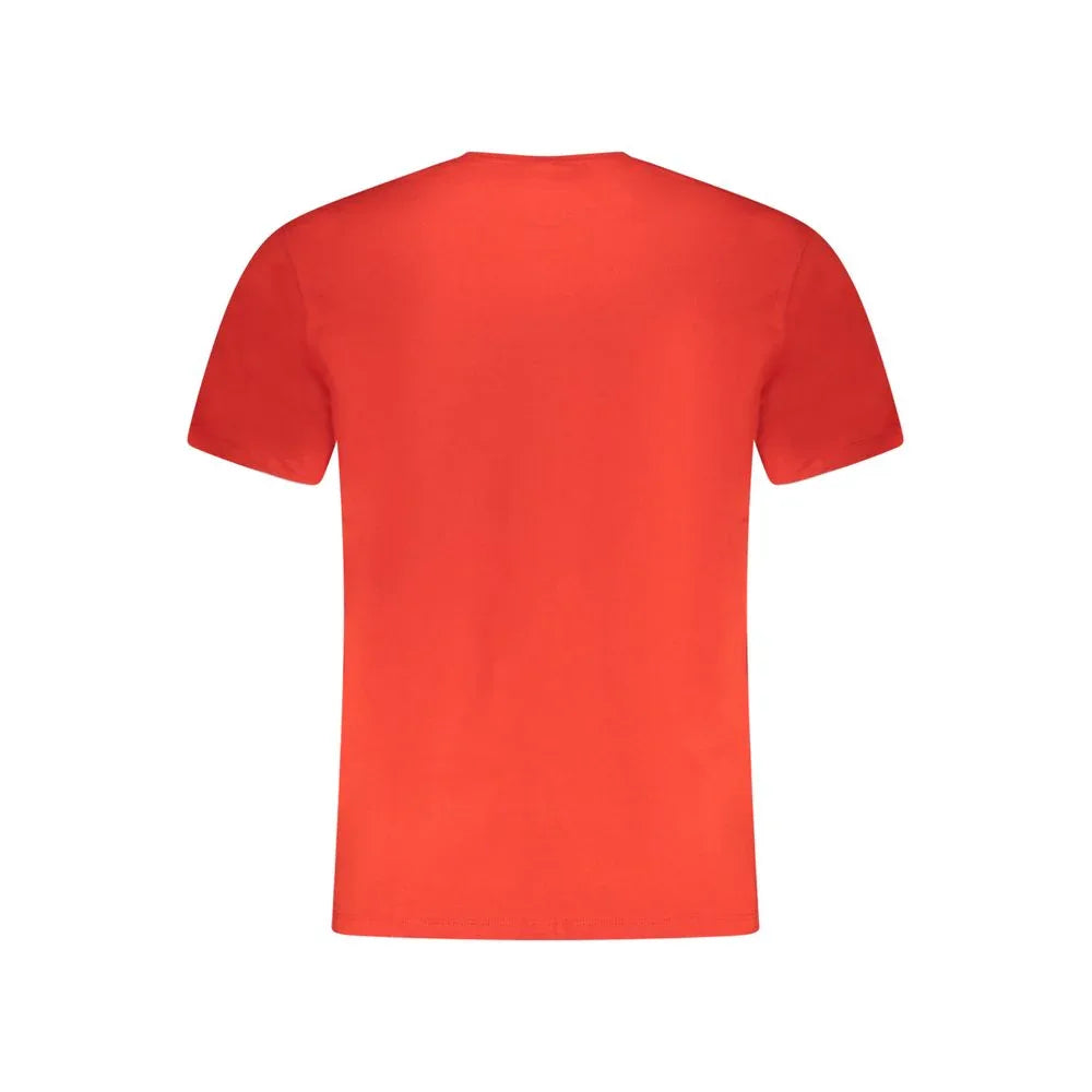 Calvin Klein Rosso Cotton Mens T-Shirt - Zeiniez