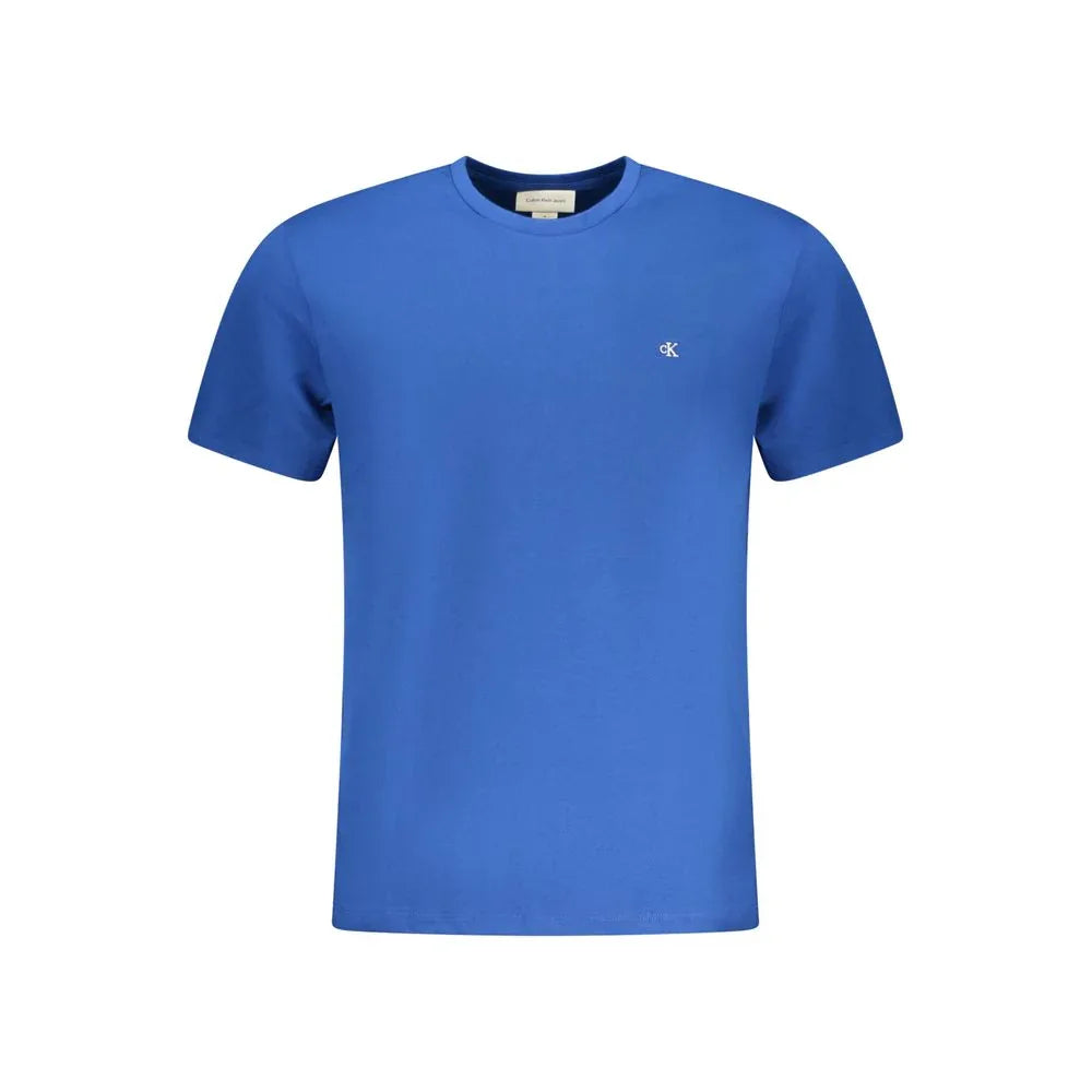 Calvin Klein Blue Cotton Men's T-Shirt - Zeiniez