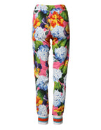 Dolce & Gabbana Multicolor Floral Mid Waist Jogger Pants - Zeiniez