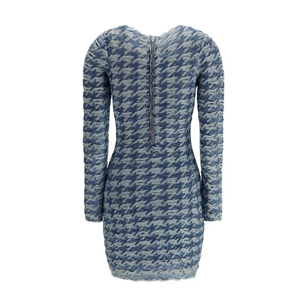 Diesel Blue Cotton Casual Dress - Zeiniez