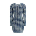 Diesel Blue Cotton Casual Dress - Zeiniez