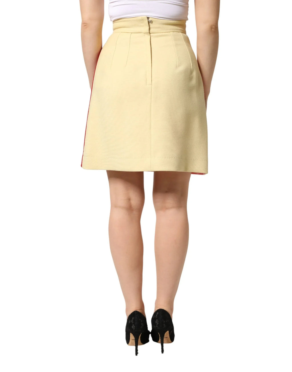 Dolce & Gabbana Multicolor Wool Casual High Waist Mini Skirt - Zeiniez