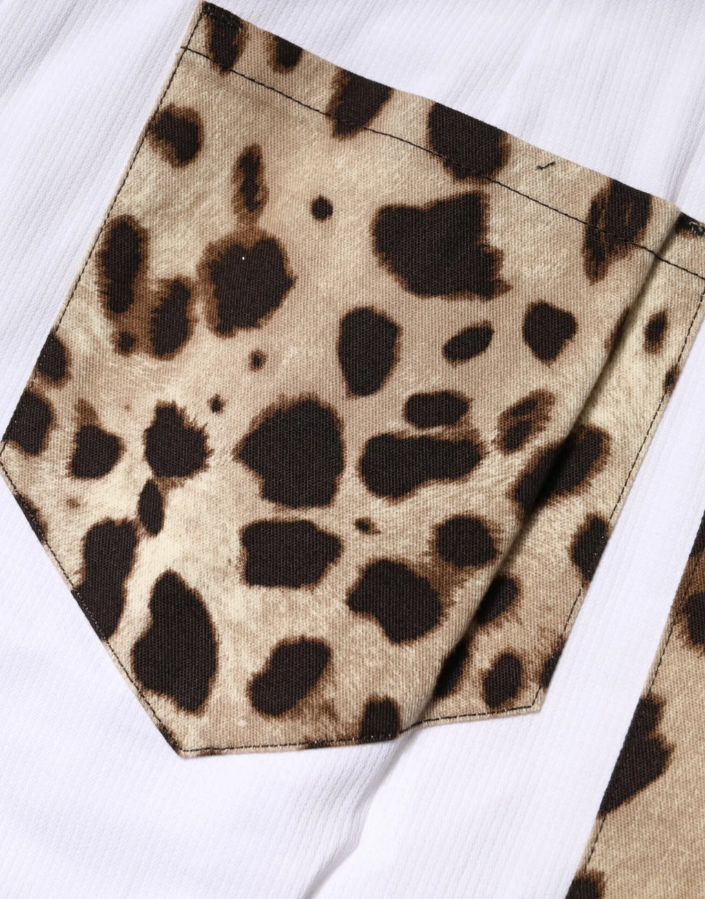 Dolce & Gabbana White Cotton High Waist Bermuda Mini Shorts - Zeiniez