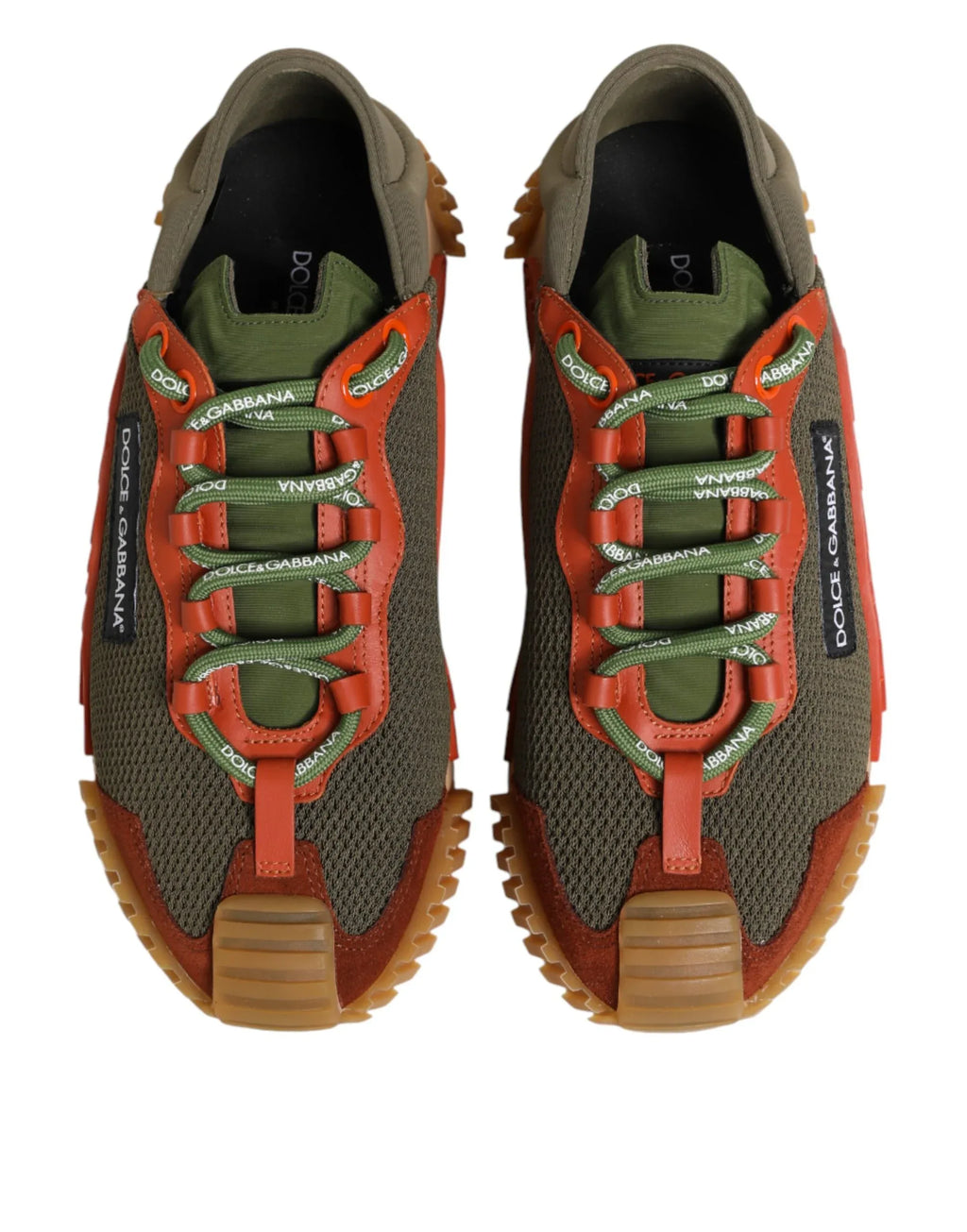 Dolce & Gabbana Multicolor Lace Up Low Top NS1 Sneakers Shoes - Zeiniez