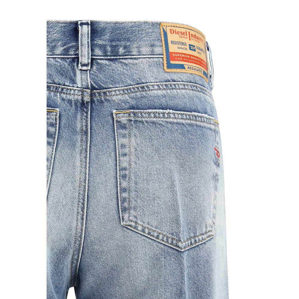 Diesel Blue Cotton Bootcut Jeans - Zeiniez