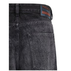 Diesel Black Cotton Relaxed Fit Jeans - Zeiniez