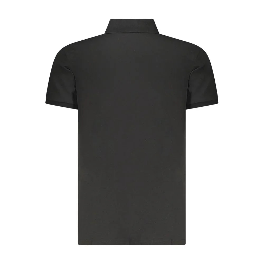 Calvin Klein Black Cotton Men Polo Shirt - Zeiniez