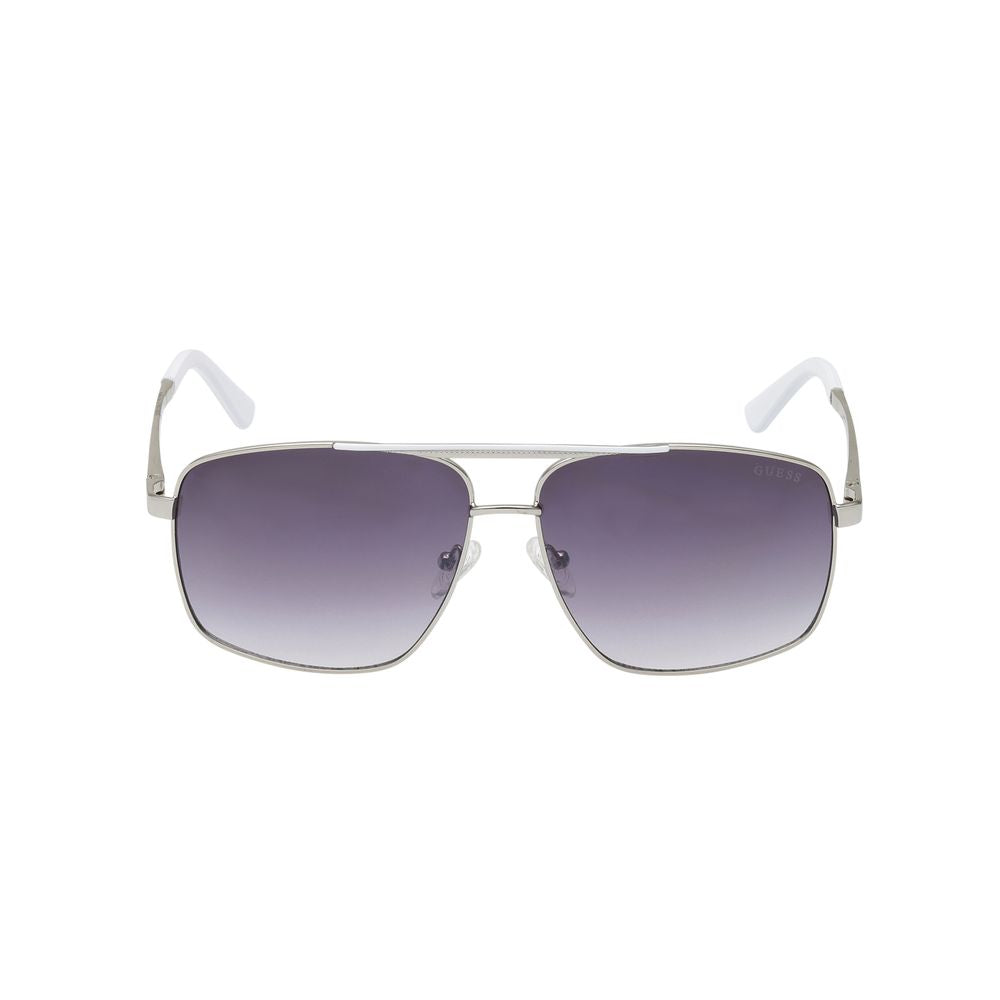 Guess Gray Metal Sunglasses Guess