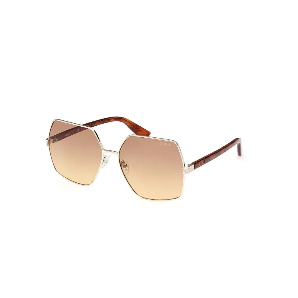Guess Gold Metal Sunglasses - Zeiniez