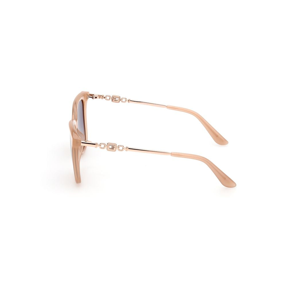 Guess Beige Resin Sunglasses Guess
