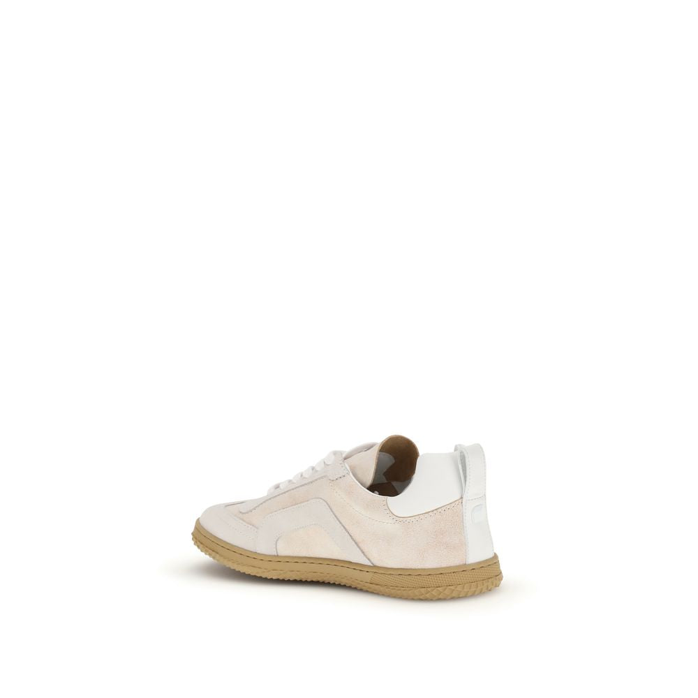 Pierre Hardy Cream Calf Leather Bos Taurus Low Top Sneakers Pierre Hardy
