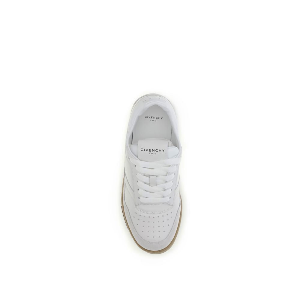 Givenchy White Calf Leather Bos Taurus Chunky Sneakers Givenchy
