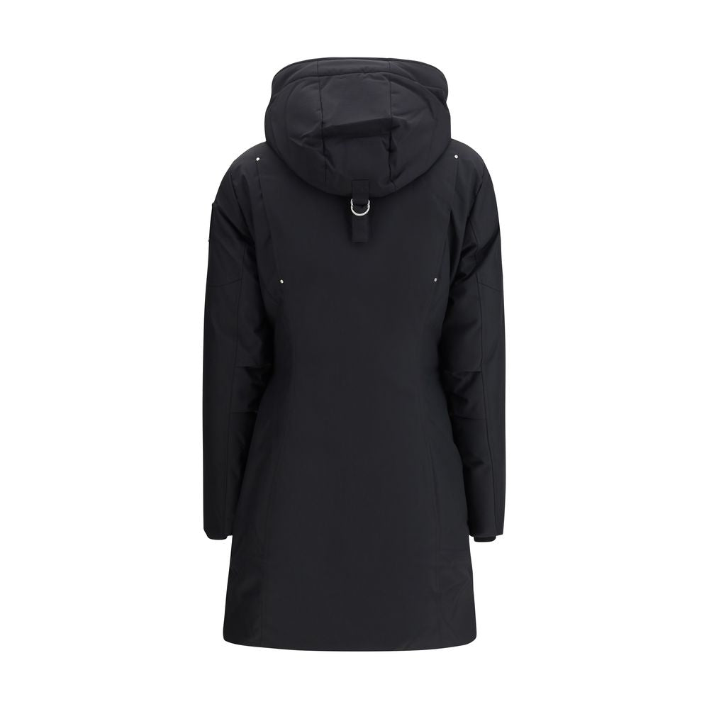 Moose Knuckles Black Polyester Parka Moose Knuckles