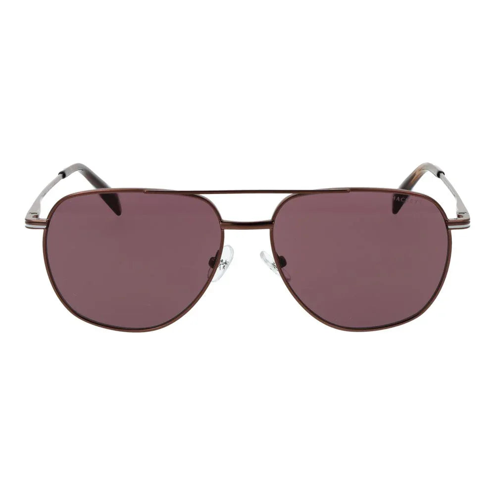 Hackett Brown Metal Sunglasses - Zeiniez