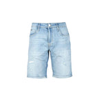 Antony Morato Blue Cotton Bermuda Shorts - Zeiniez