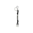 Prada Black Recycled Polyester Keychain - Zeiniez