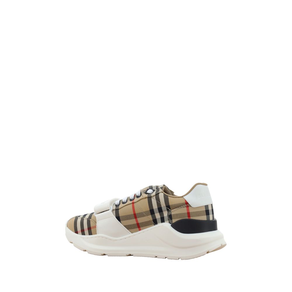 Burberry Beige Rubber Athletic Sneakers Burberry