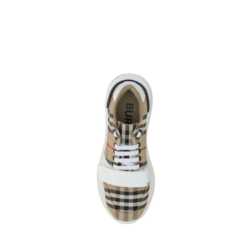 Burberry Beige Rubber Athletic Sneakers Burberry