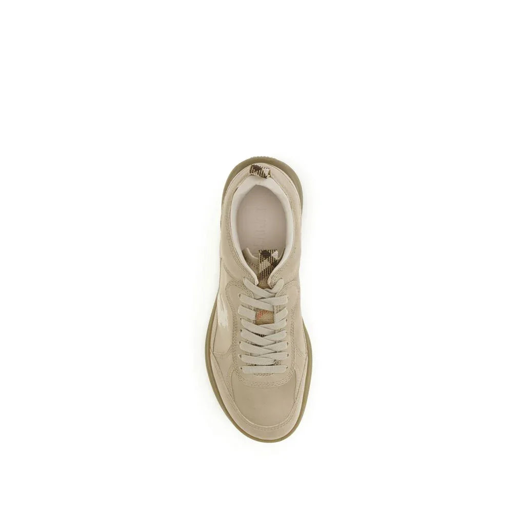 Burberry Beige Lamb Ovis Aries Aries Athletic Sneakers - Zeiniez