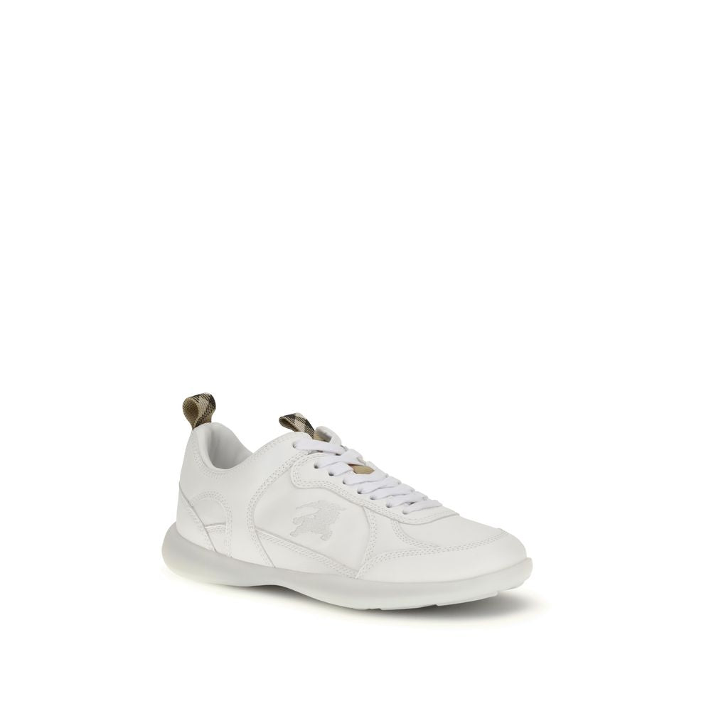 Burberry White Lamb Ovis Aries Aries Athletic Sneakers Burberry