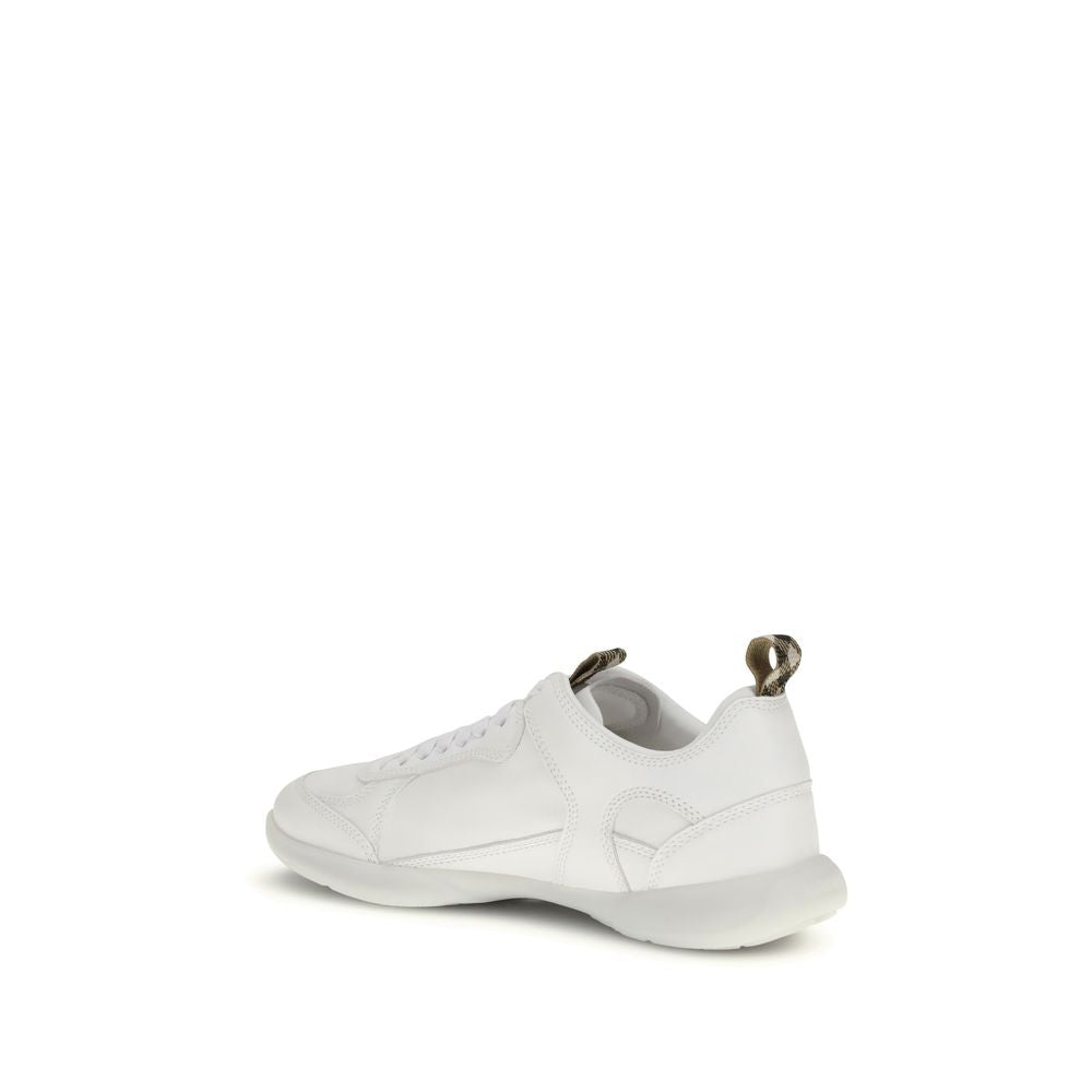 Burberry White Lamb Ovis Aries Aries Athletic Sneakers Burberry