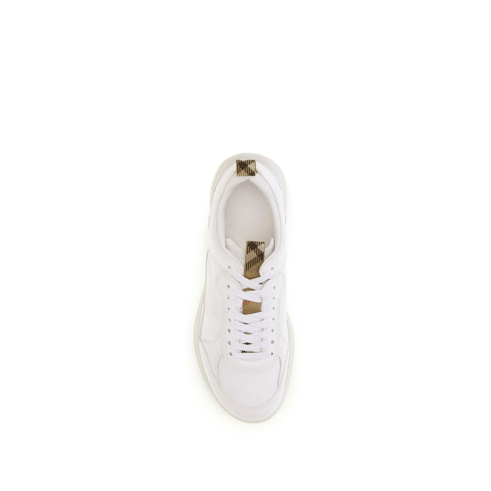 Burberry White Lamb Ovis Aries Aries Athletic Sneakers Burberry