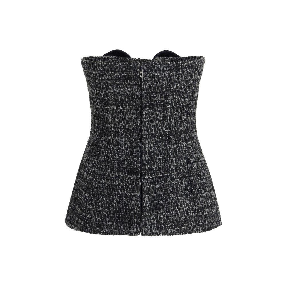 Diesel Gray Polyester Top - Zeiniez